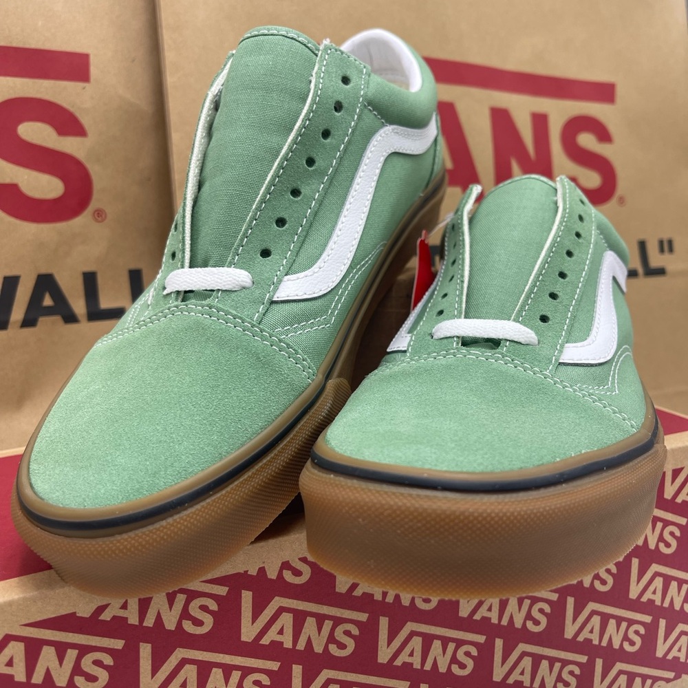 Vans Men’s Old Skool (Gum)
Basil/True White Sneakers Mint
VN0A38G19M0 - Picture 4 of 16